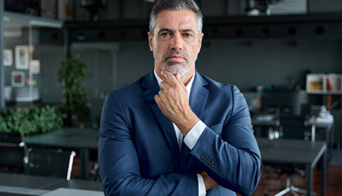 Serious,Confident,Mid,Aged,Business,Man,,Thoughtful,Doubtful,Company,Ceo